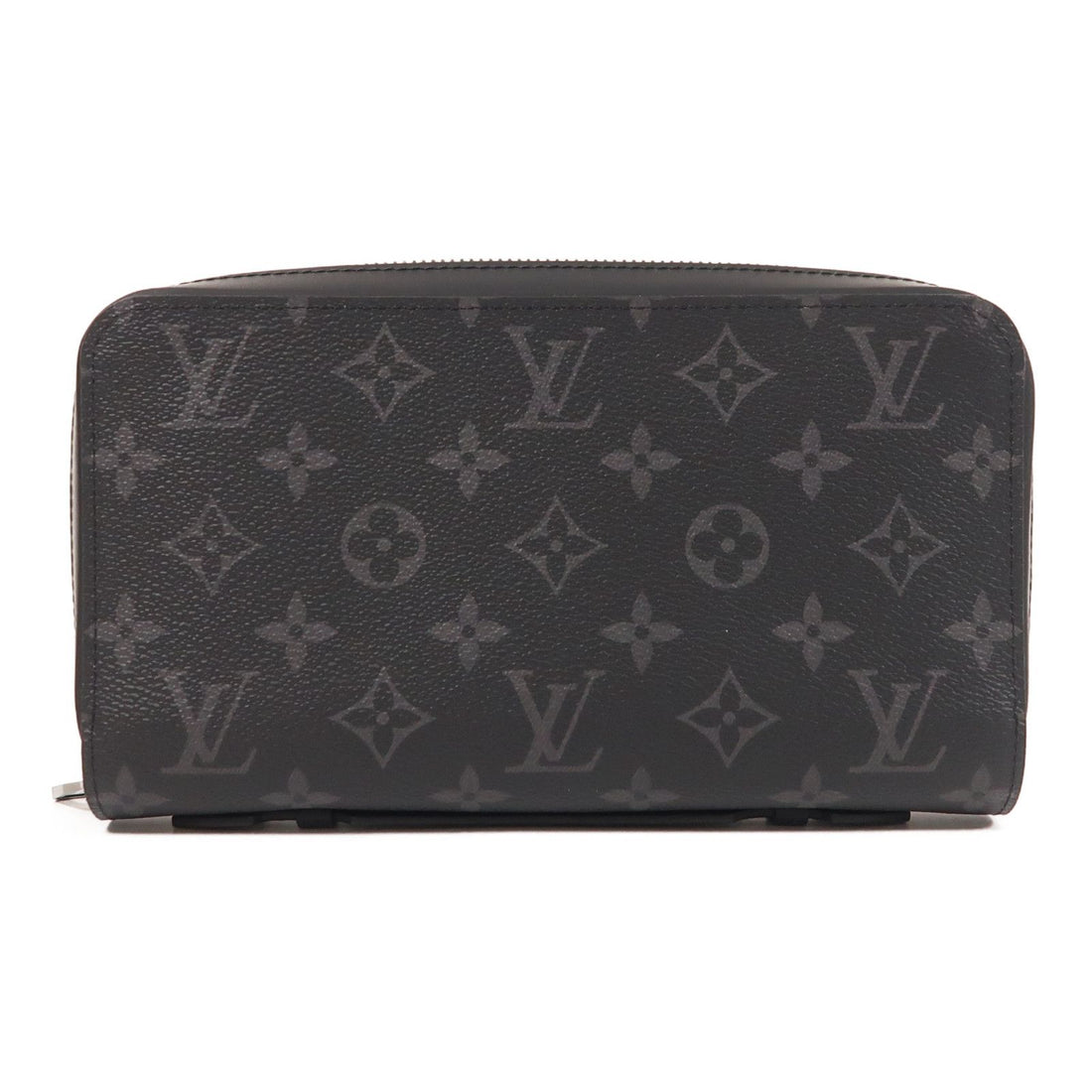 Louis Vuitton Monogram Eclipse Zippy Xl Wallet Changzhenbao Black Around Long Wallet M 61698