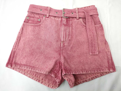Dior Pink Denim Shorts Size 34