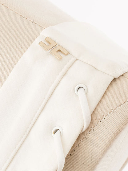 EXCELLENT Elisabetta Franchi White Sleeveless Dress Size M