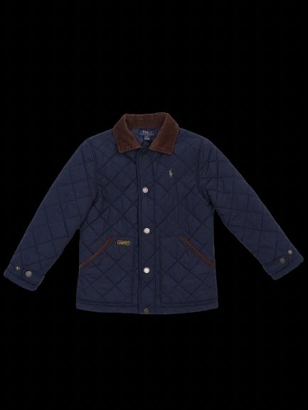 Excellent Polo Ralph Lauren Kids Gray Quilted Jacket Size 8