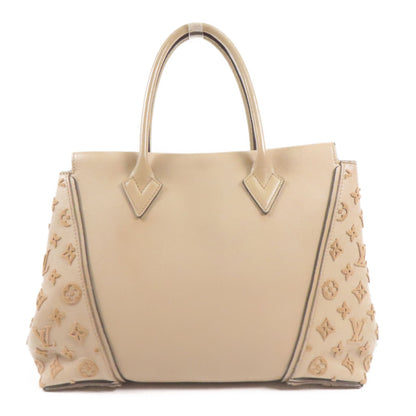 Louis Vuitton Cowhide Leather/sheep Carpet Tote W Pm Kinpaku Hand-turned Bag