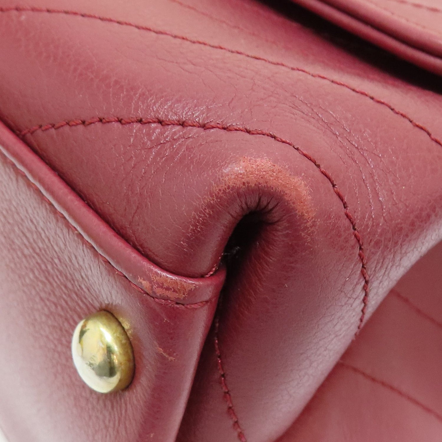 Chanel Small Chevron Chic Top Handle Flap, Calfskin Stitched