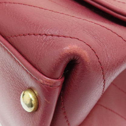 Chanel Small Chevron Chic Top Handle Flap, Calfskin Stitched