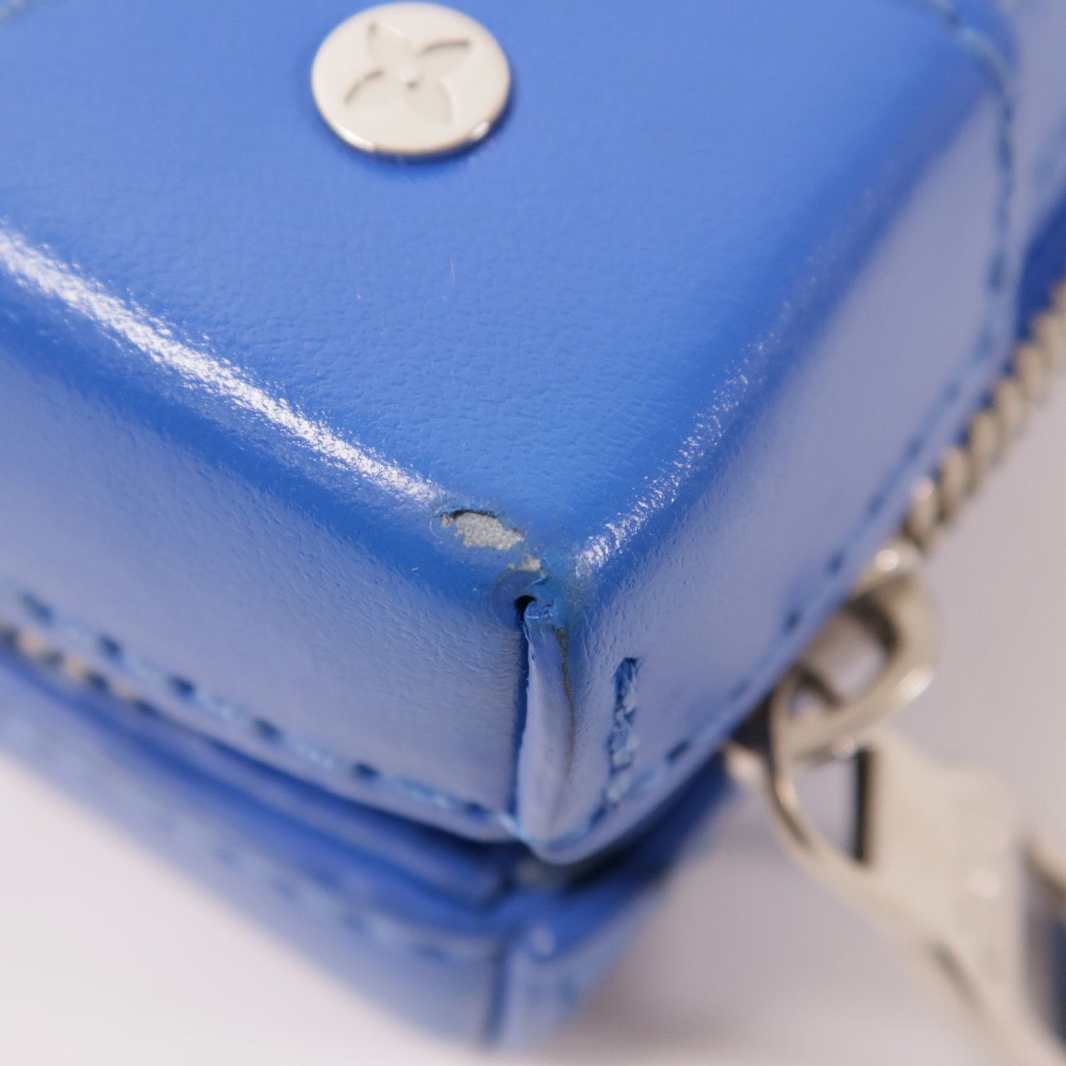 Louis Vuitton Monogram Clouds Soft Trunk Wallet Blue White Blue/white Shoulder Bag M 45432