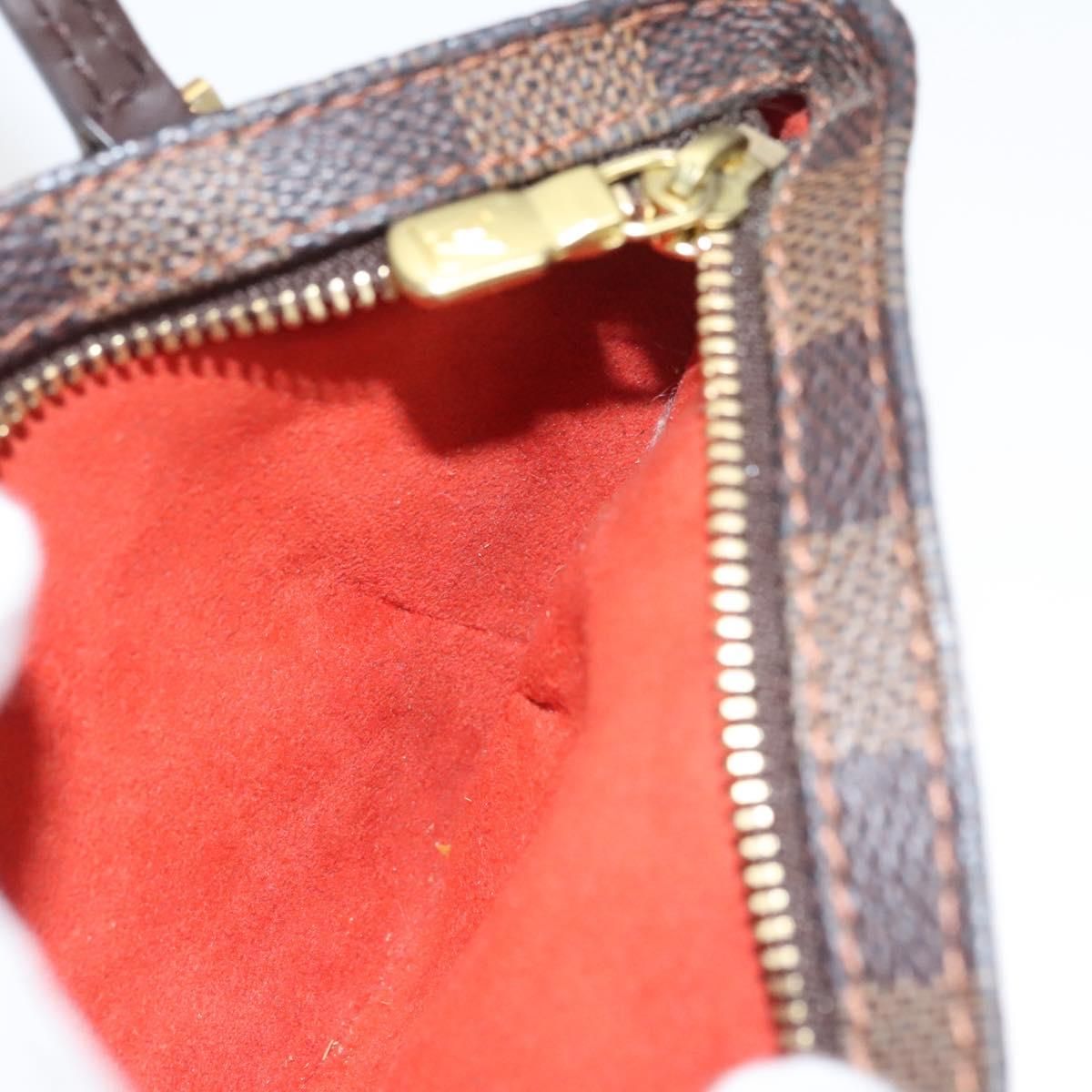 Louis Vuitton Damier Ebene Manosque Gm Accessory Pouch N 51120 Lv Auth