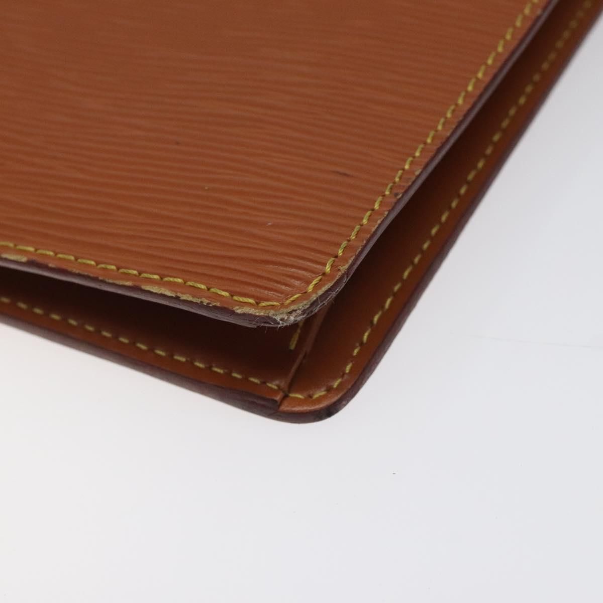 Louis Vuitton Epi Pochette Homme Clutch Bag Zipangu Gold M 52528 Lv Auth