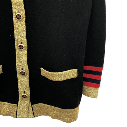 Chanel Black Cardigan Cashmere P 36174k 02177