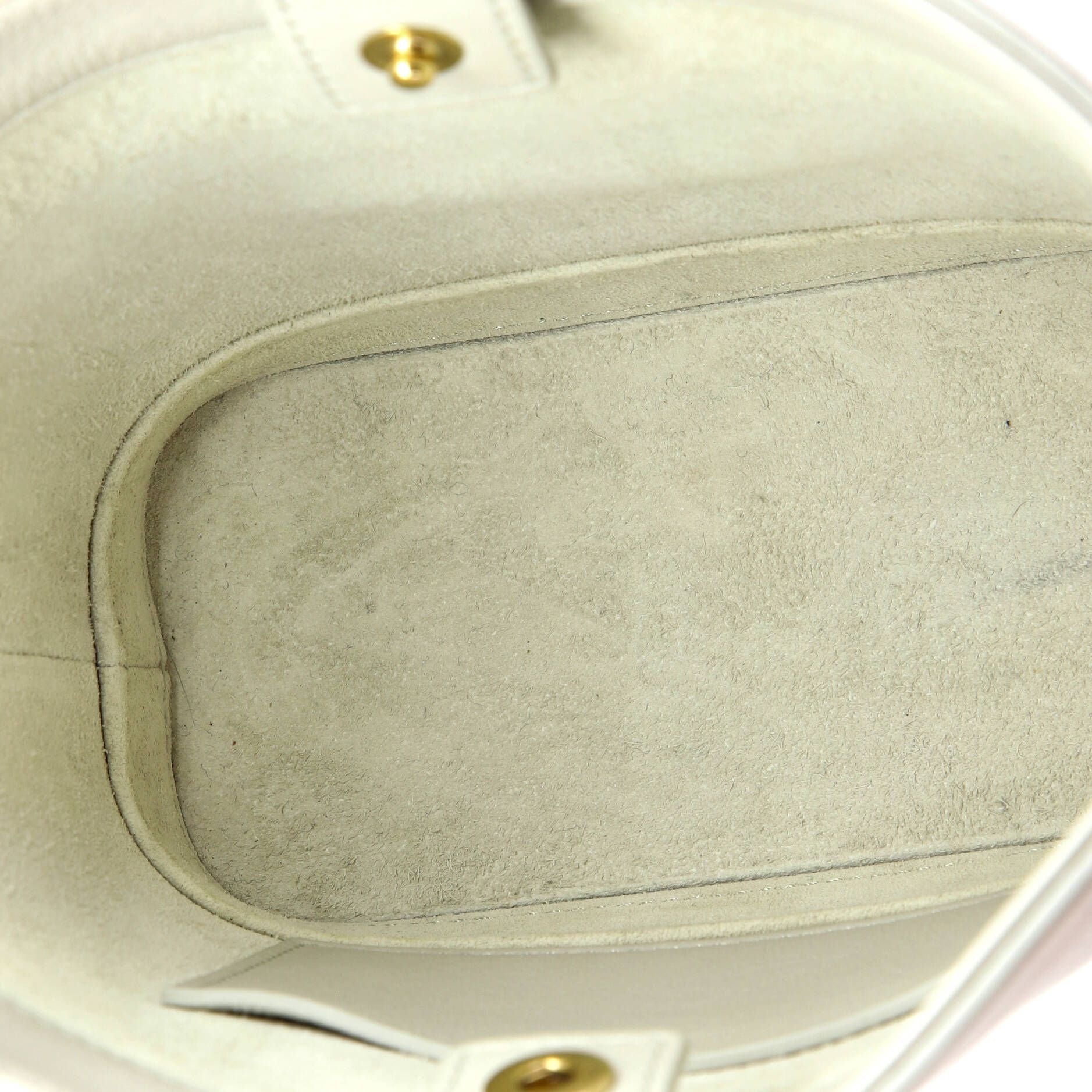 Celine Cuir Triomphe Bucket Bag Leather Mini