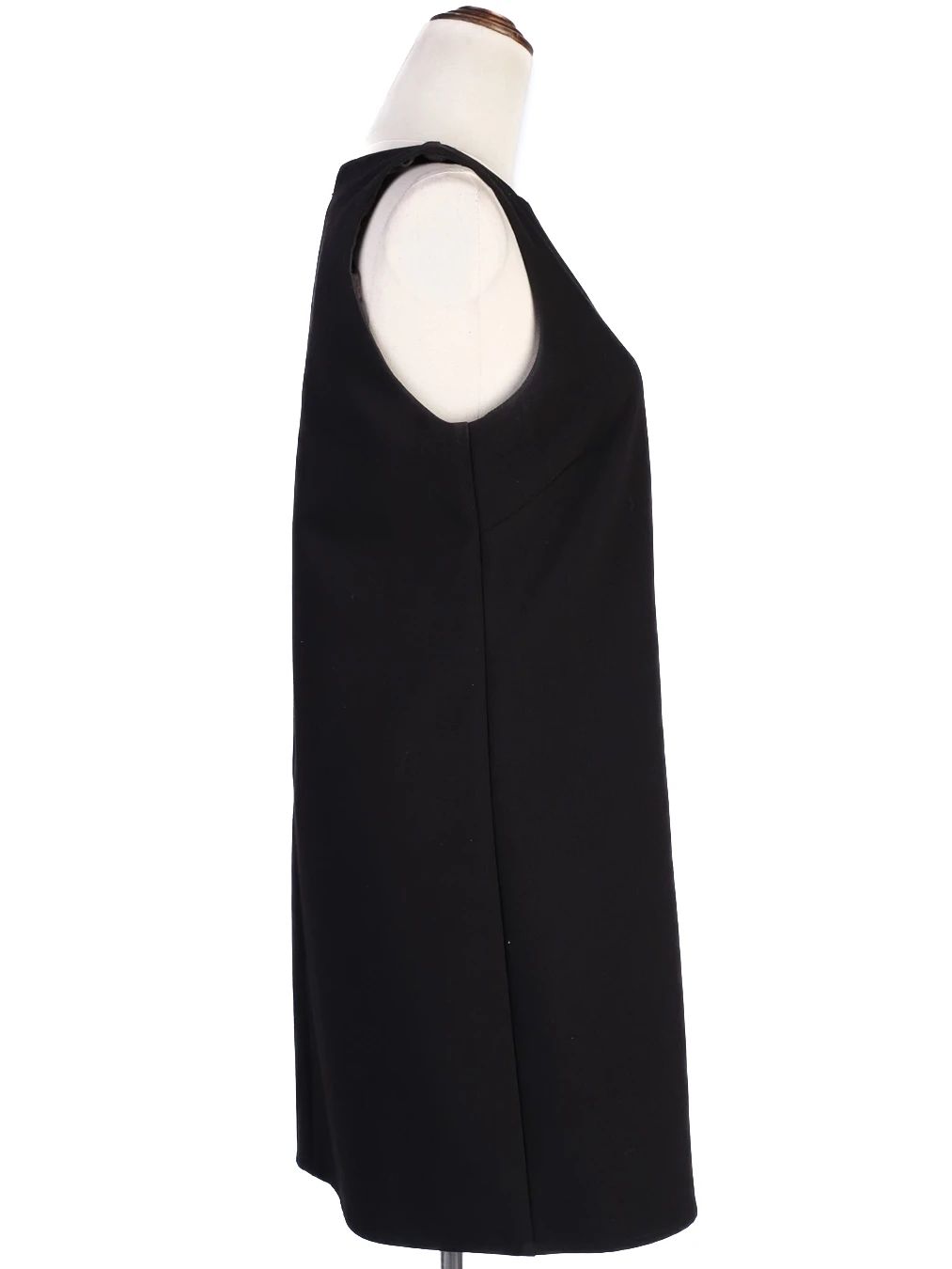 Excellent Elisabetta Franchi Black Sleeveless Dress Size M