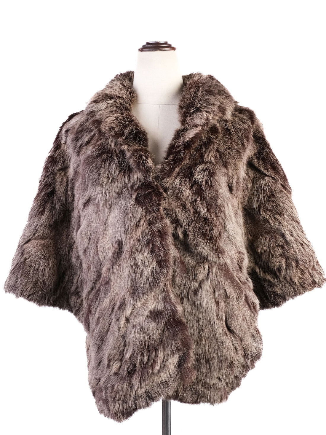Trussardi Gray Fur Coat Excellent Condition WomenÕs Faux Leather