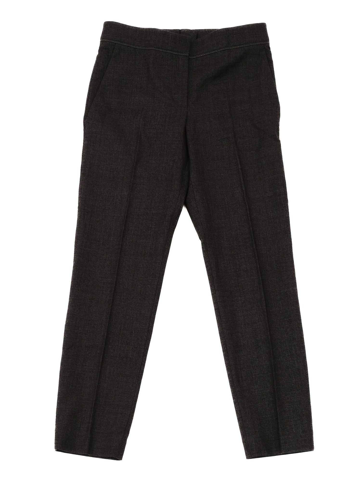 Perfect Brunello Cucinelli Gray Wool Trousers Size L Women