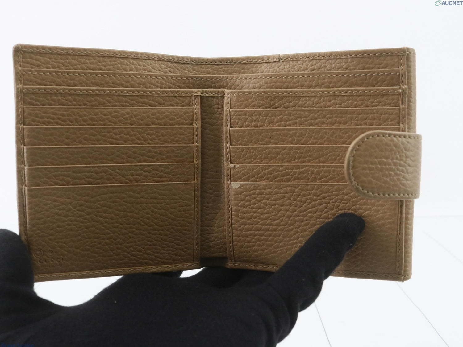 Gucci Interlocking Bi-fold Wallet Leather