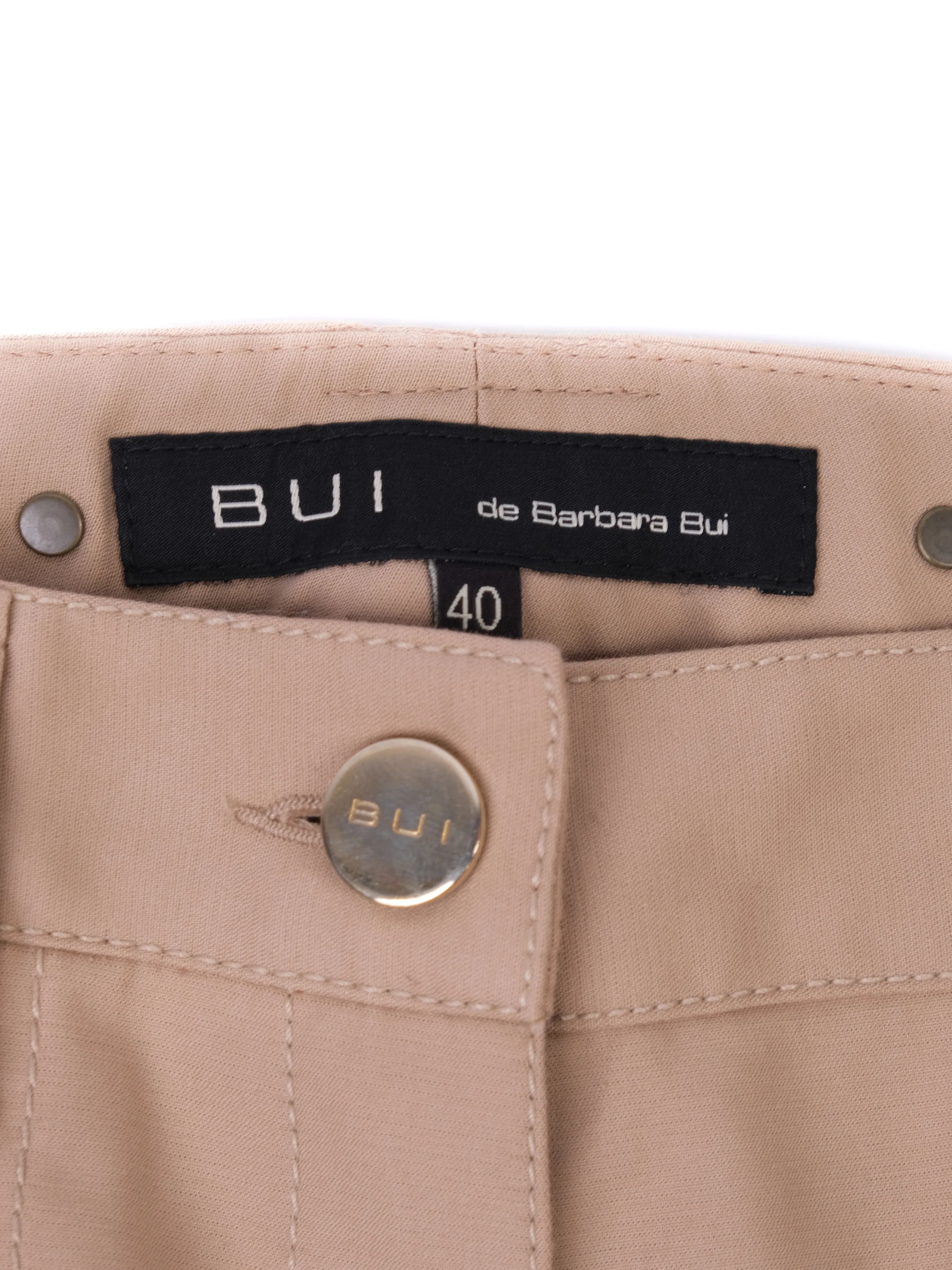 Excellent Barbara Bui White Flared Trousers Size S