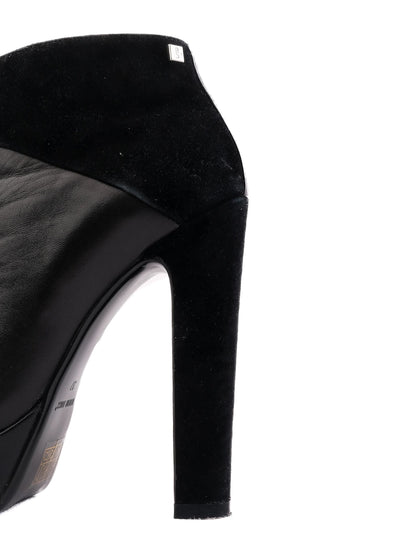 Good Antonio Biacci Black Leather Ankle Boots Size 37