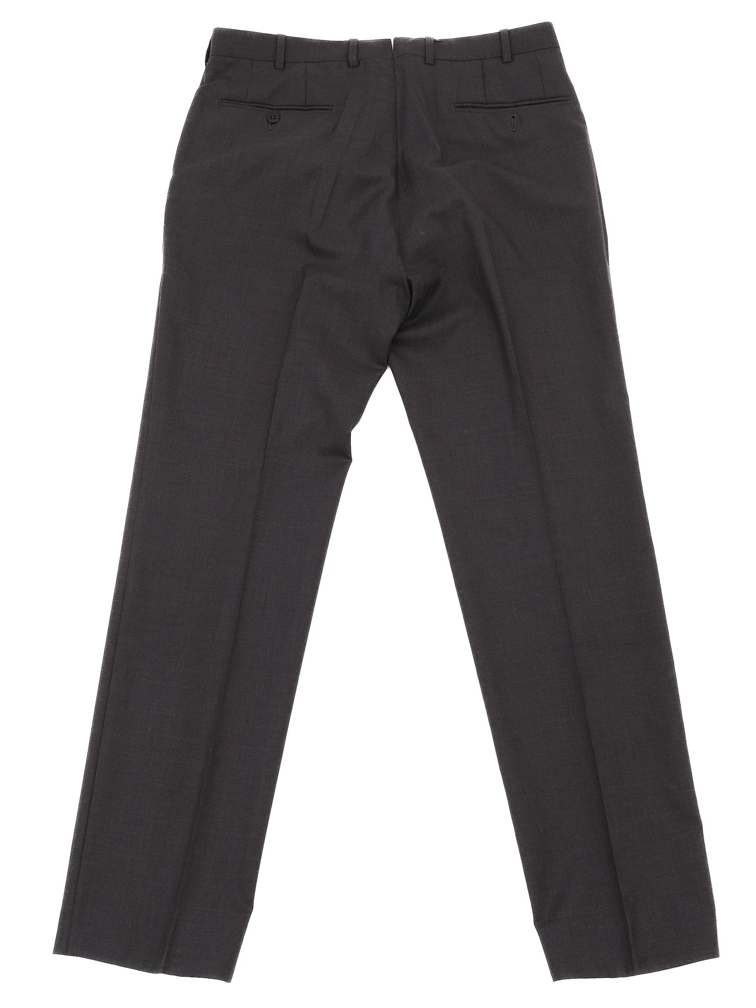 Excellent Ermenegildo Zegna Gray Wool Trousers Size M