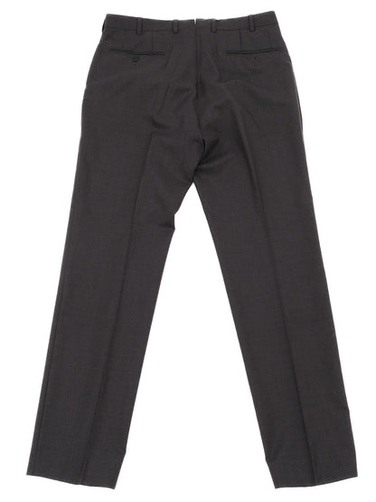 Excellent Ermenegildo Zegna Gray Wool Trousers Size M