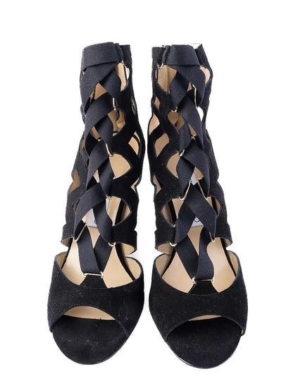 Excellent Jimmy Choo Black Suede High-Heeled Shoes Size 39