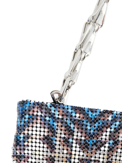 Excellent Paco Rabanne Metallic Mesh Handbag Combined Colors