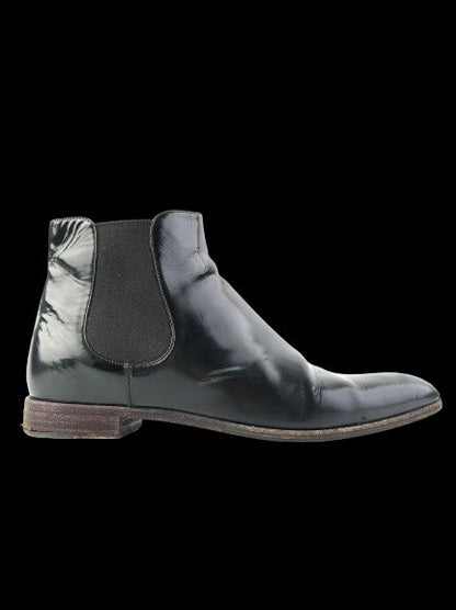 Good Prada Black Leather Chelsea Boots Size 38 Women