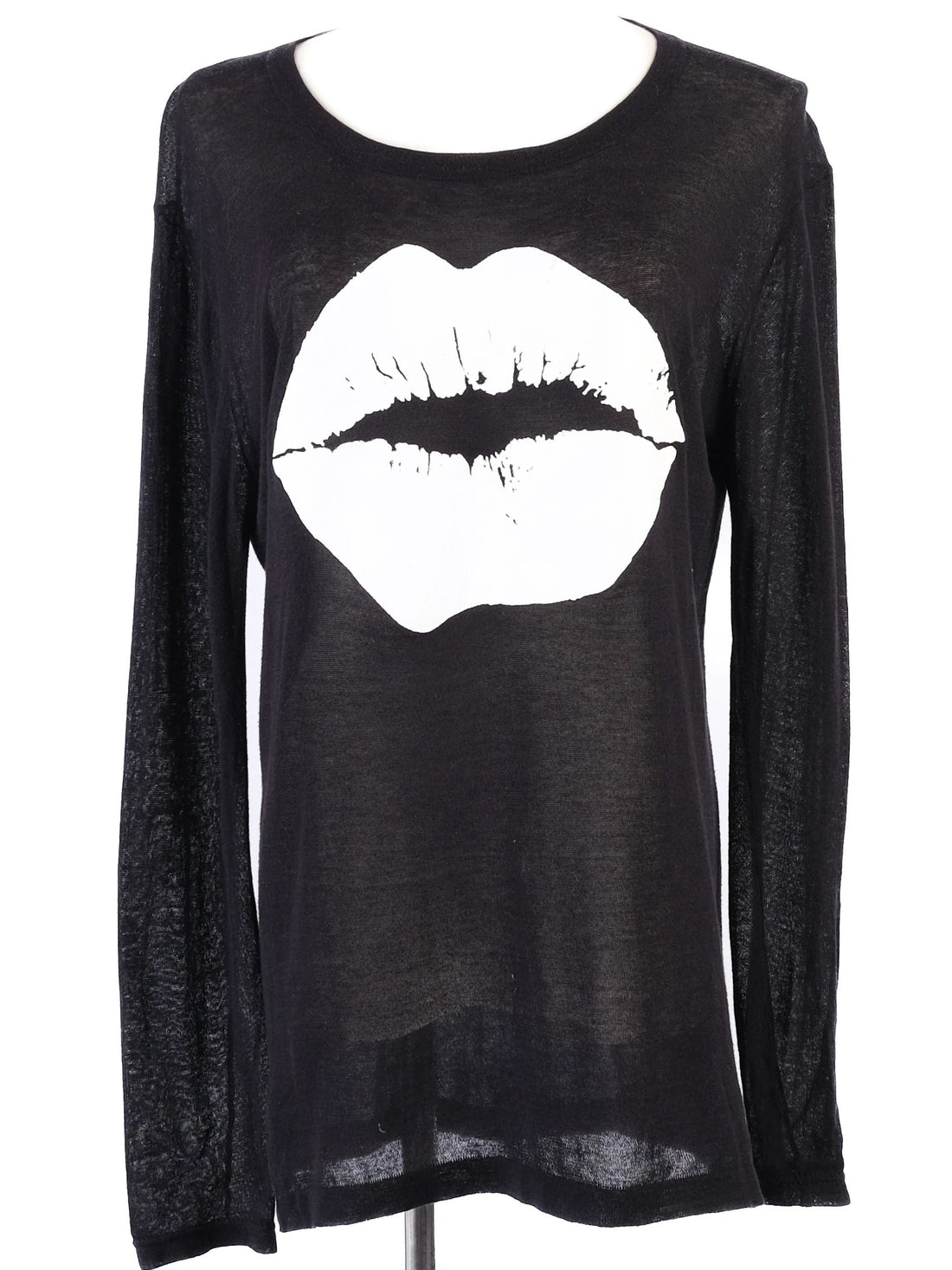 Excellent Markus Lupfer Black Cotton Long Sleeve Shirt Size S