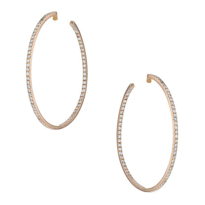 Edouard Nahum diamonds and gold earrings