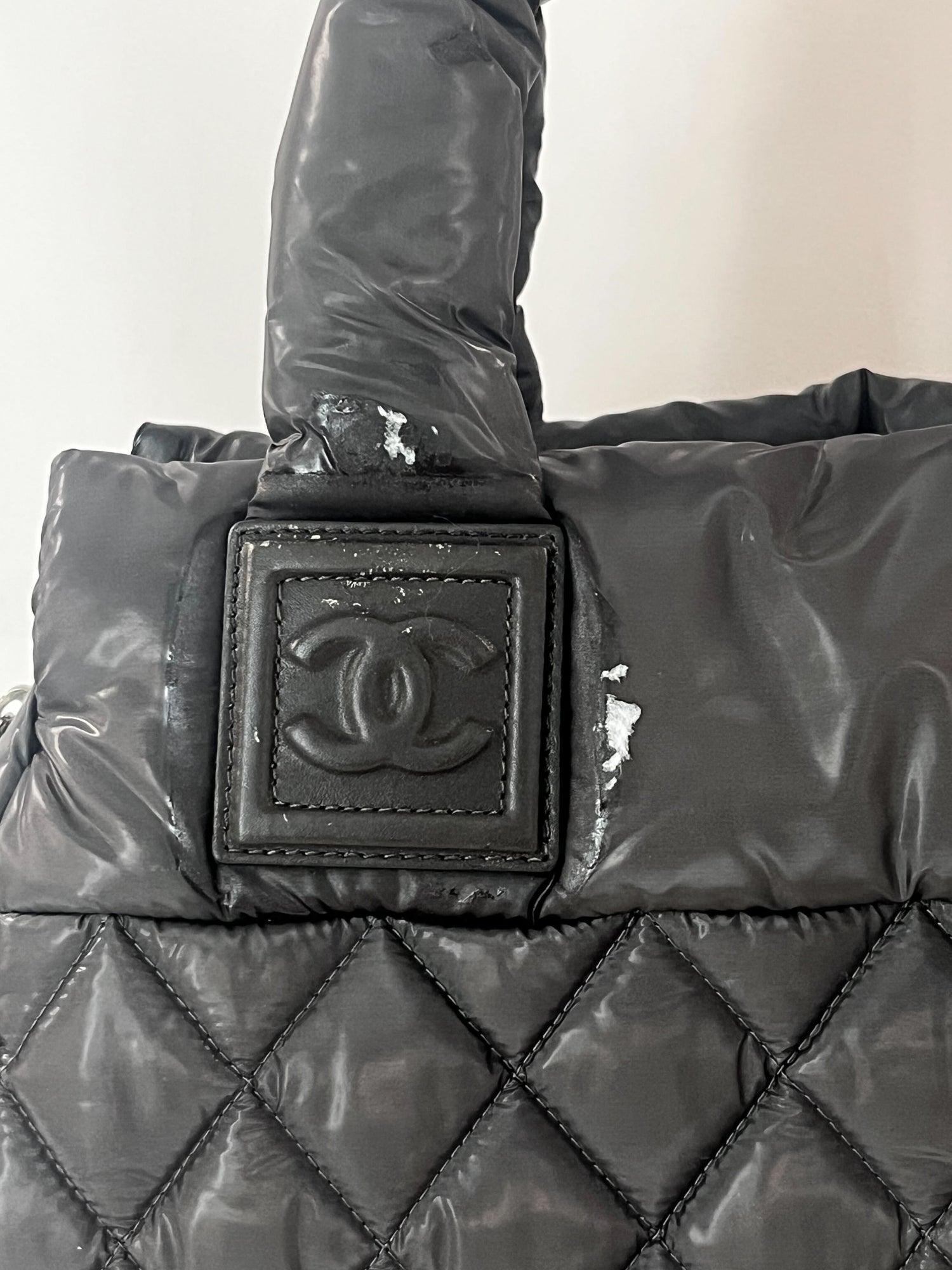 Chanel Coco Cocoon Handbag Silver