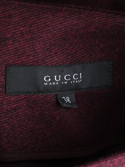 Gucci Red Wool Trousers Size 38 Excellent Condition
