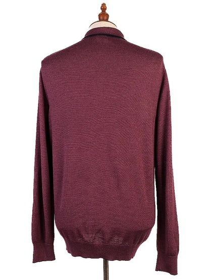 Dalmine Excellent Condition Purple Wool Sweater Size L