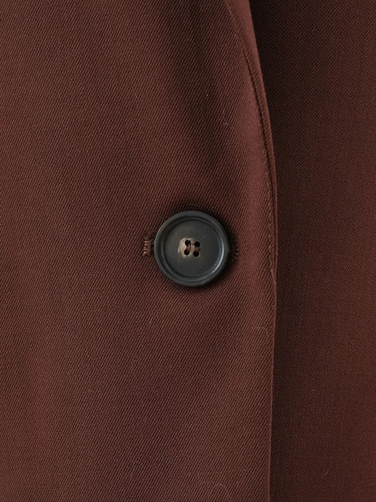 Excellent Erika Cavallini Orange Wool Blazer Size M