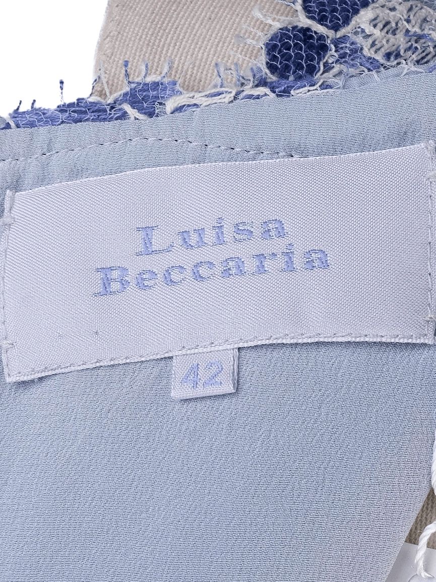 Excellent Light Blue Lace Dress Sleeveless Size S Women&