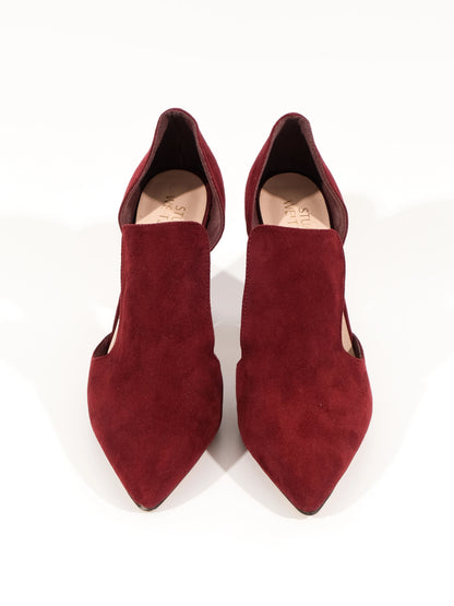 Excellent Stuart Weitzman Red Genuine Suede High Heels Size 39