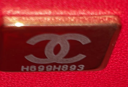 Chanel Boy Curved Messenger Bag Shearling With Leather Small