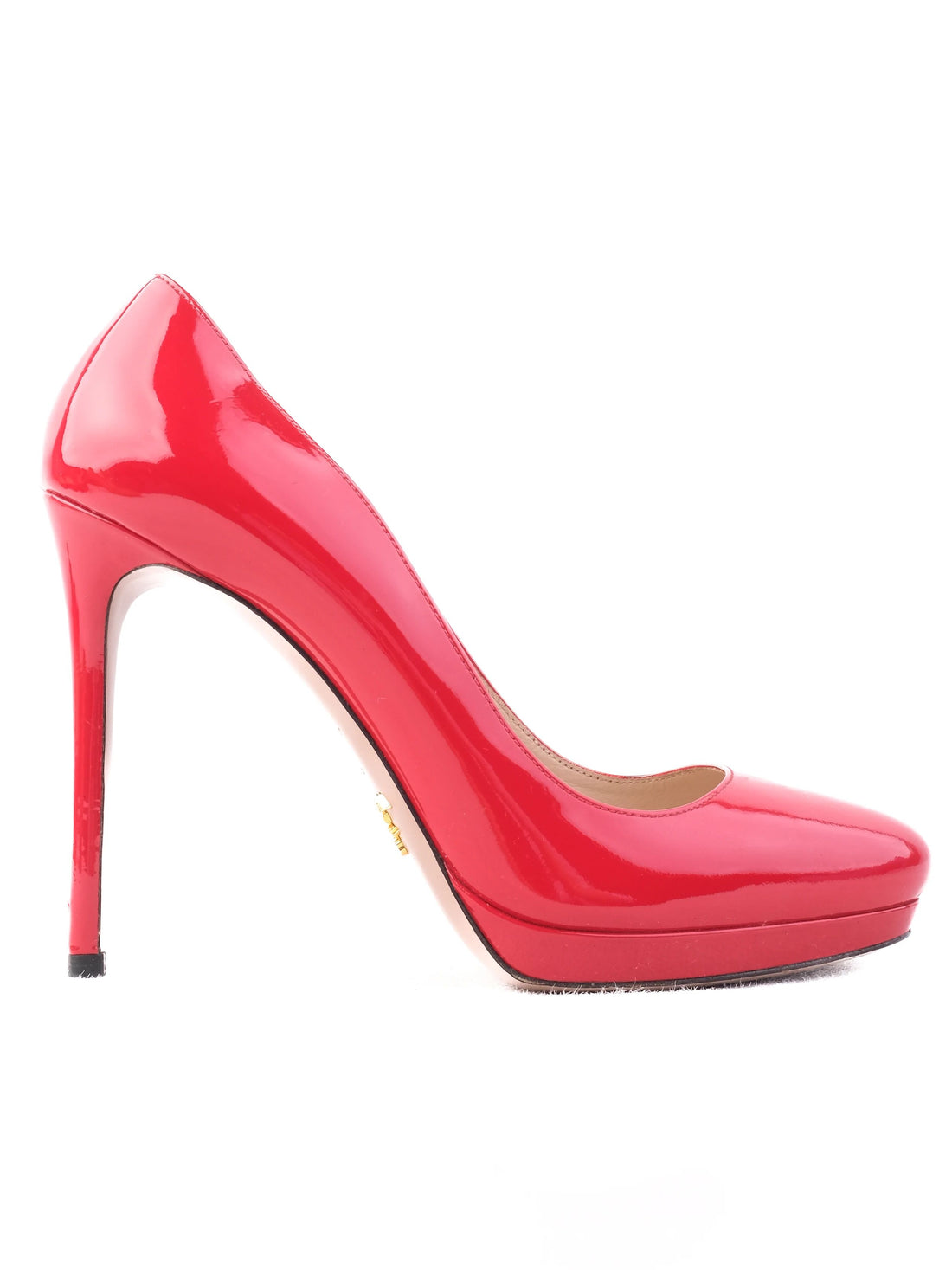 Excellent Prada Red Patent Leather High-Heels Size 38.5