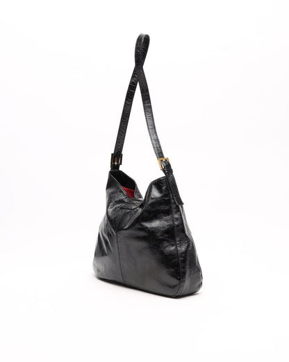Fendi Patent FF Shoulder Bag