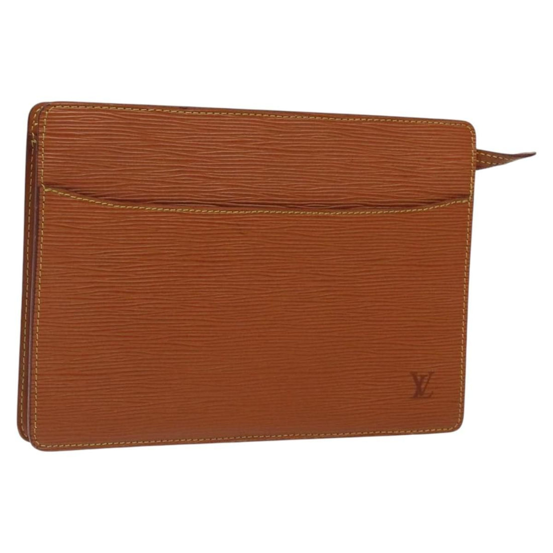 Louis Vuitton Epi Pochette Homme Clutch Bag Zipangu Gold M 52528 Lv Auth