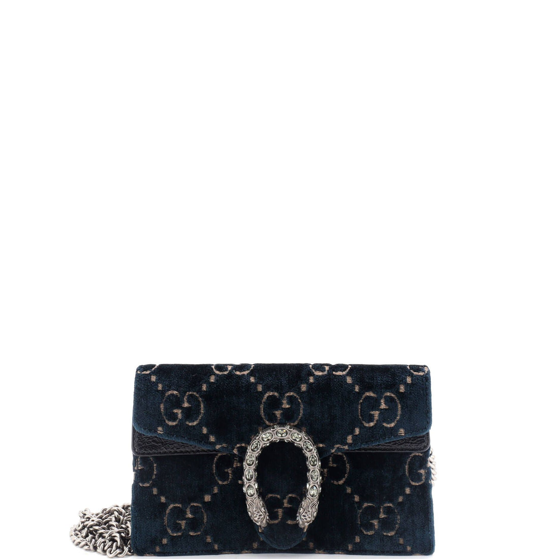 Gucci Dionysus Bag Gg Velvet Super Mini