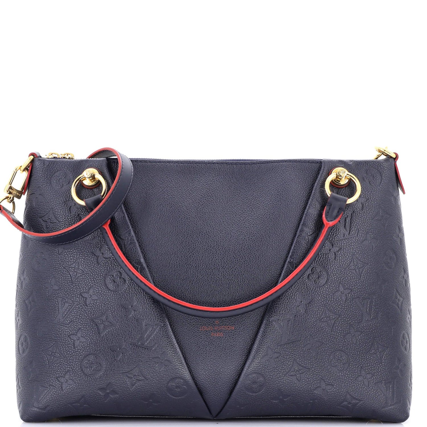 Louis Vuitton V Tote Monogram Empreinte Leather Mm