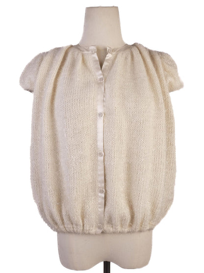 Average Roberto Cavalli Angels White Nylon Cardigan Size 14 For Kids