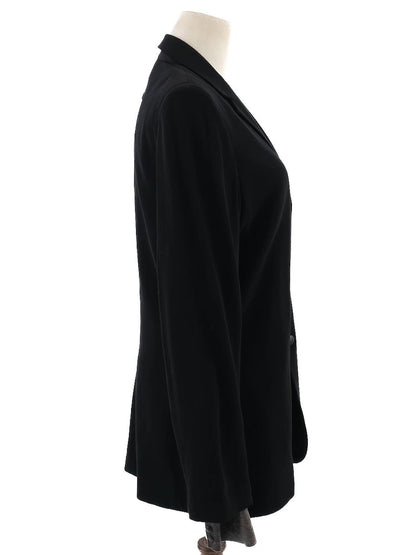 Excellent Jean-Paul Gaultier Black Wool Blazer Size XL for Women