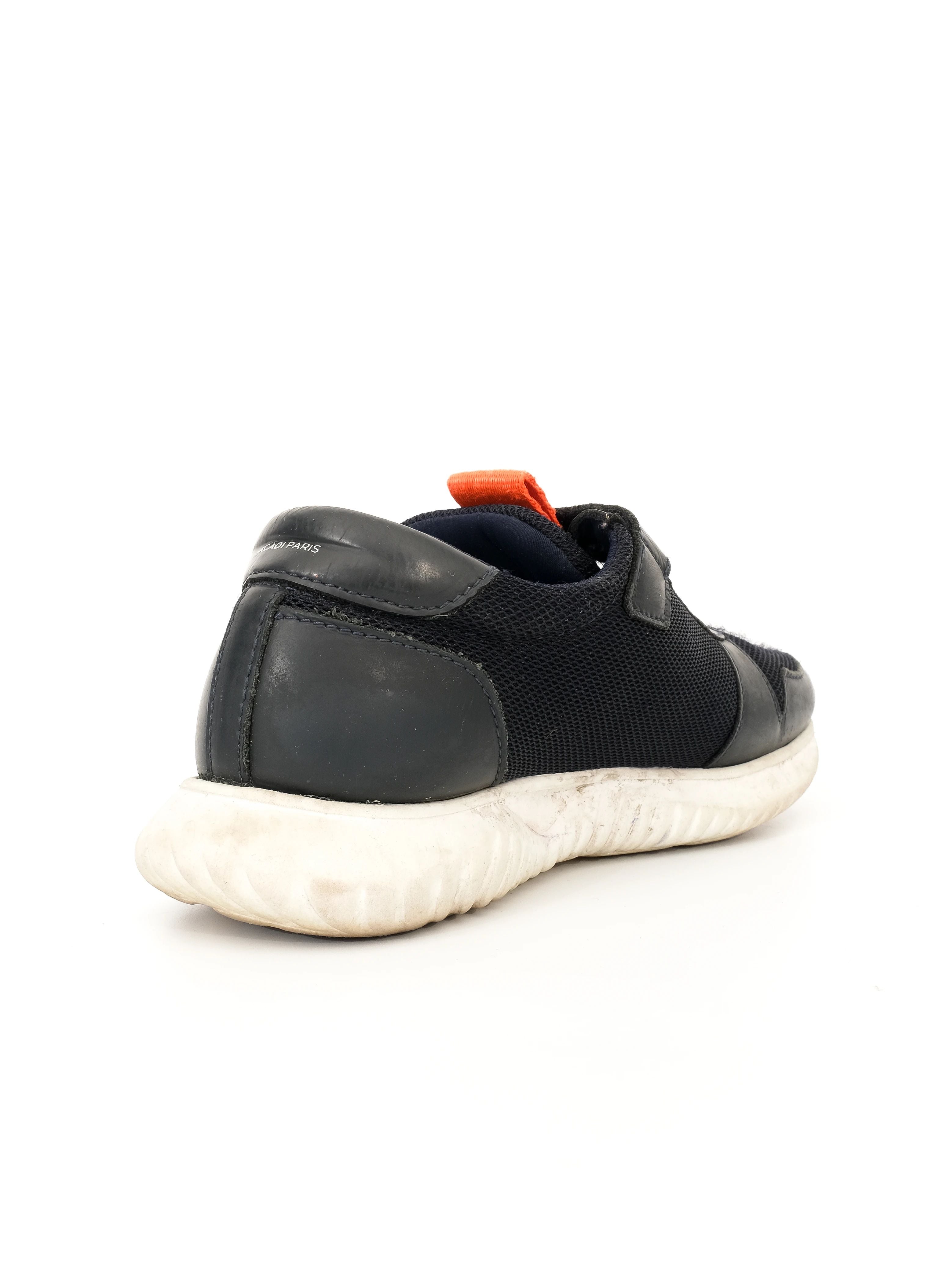 Excellent Jacadi Blue Sneakers with Velcro Strap Size 34