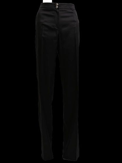 Excellent Emporio Armani Black Wool High-Waist Pants Size M