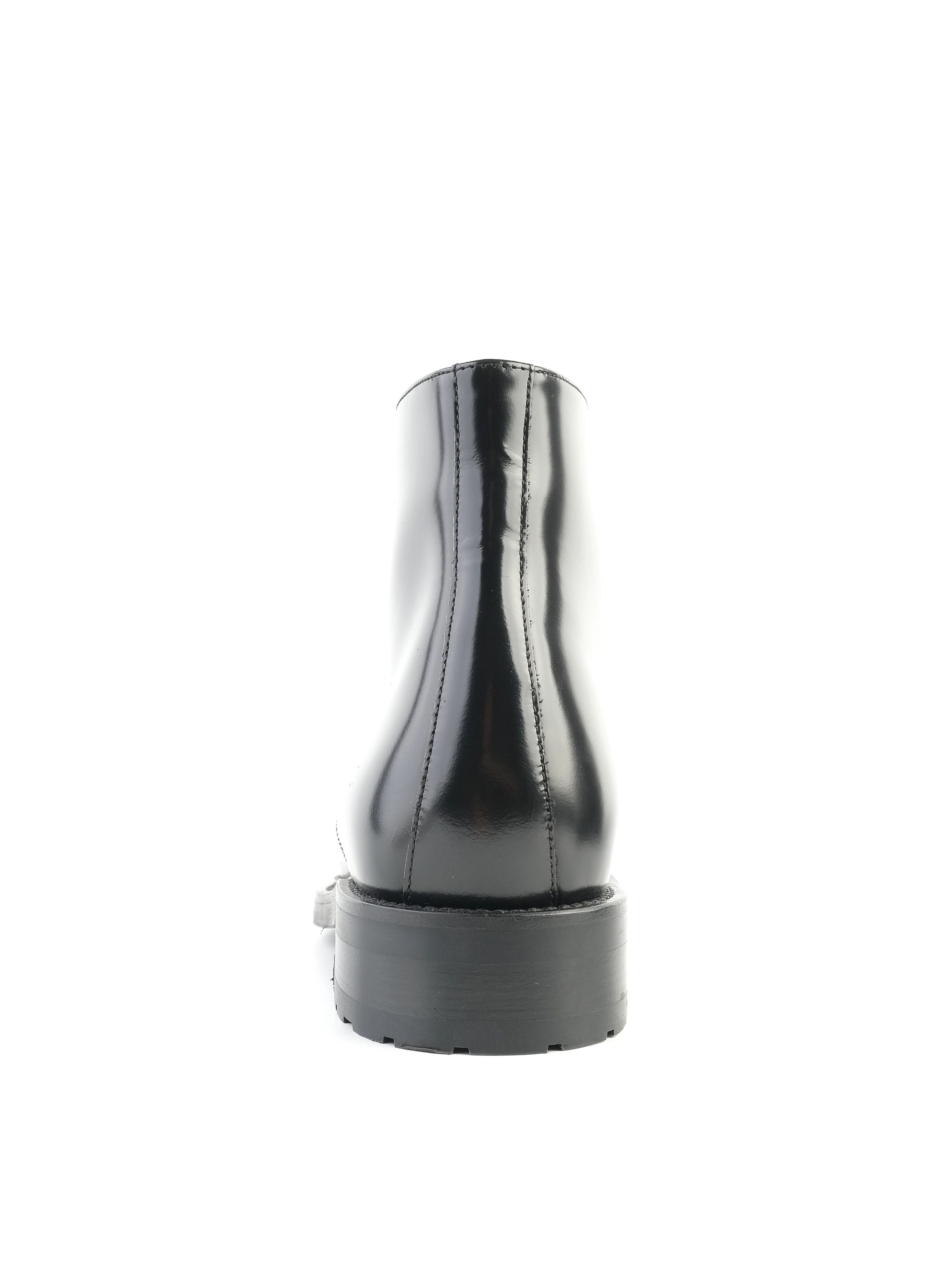 Excellent Yves Saint Laurent Black Leather Boots Size 40