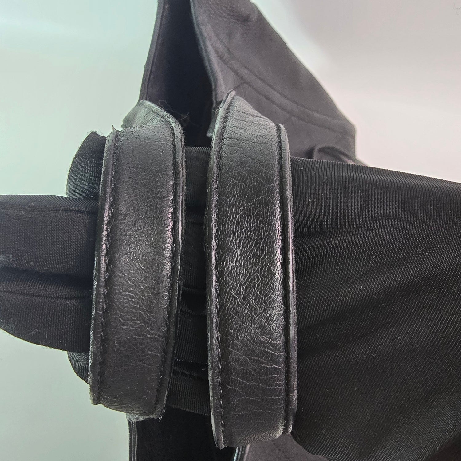 Chanel Turn-around Ligne Black Deerskin