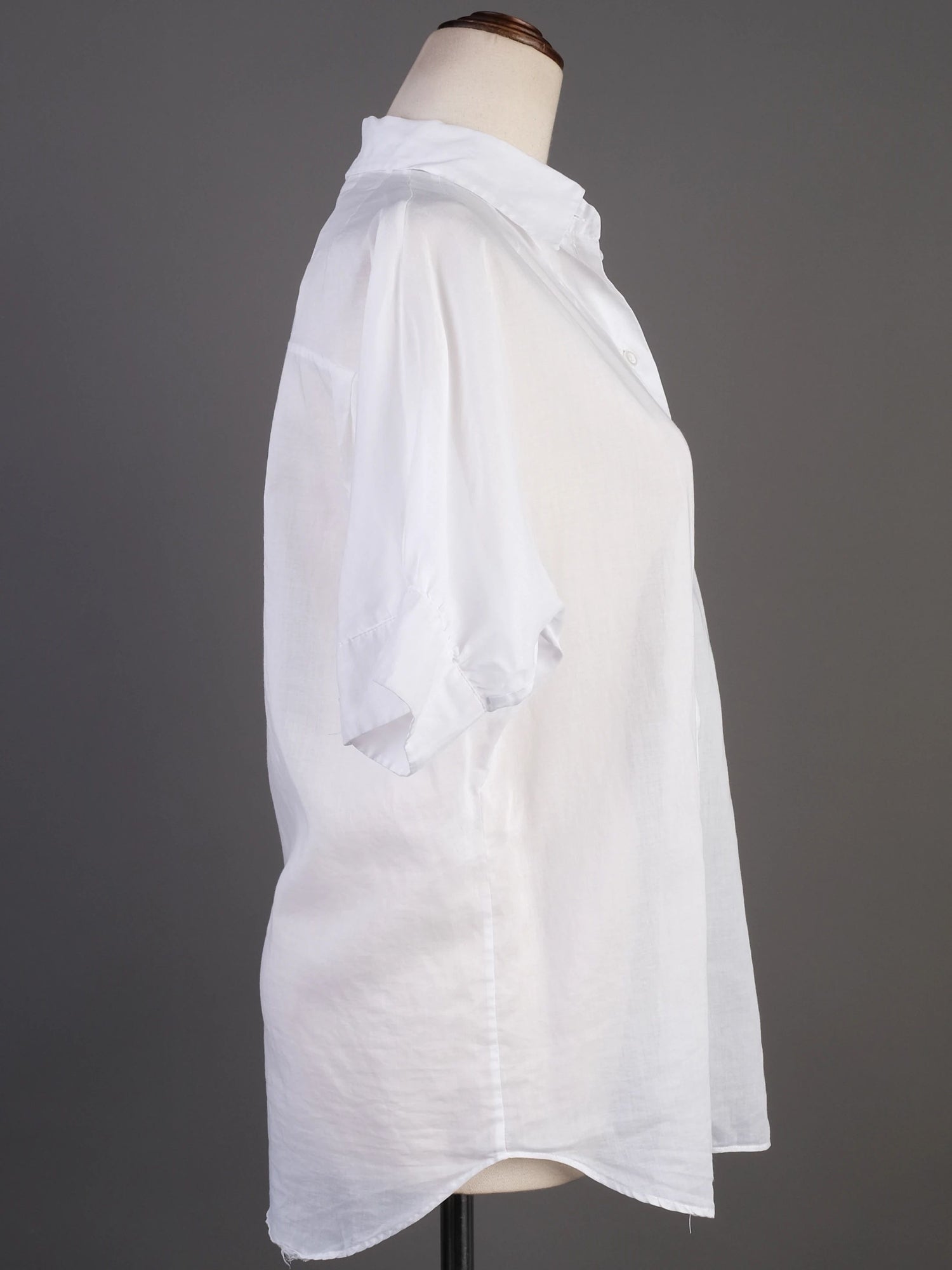 Excellent Moschino White Cotton Shirt Size M with Classic Collar