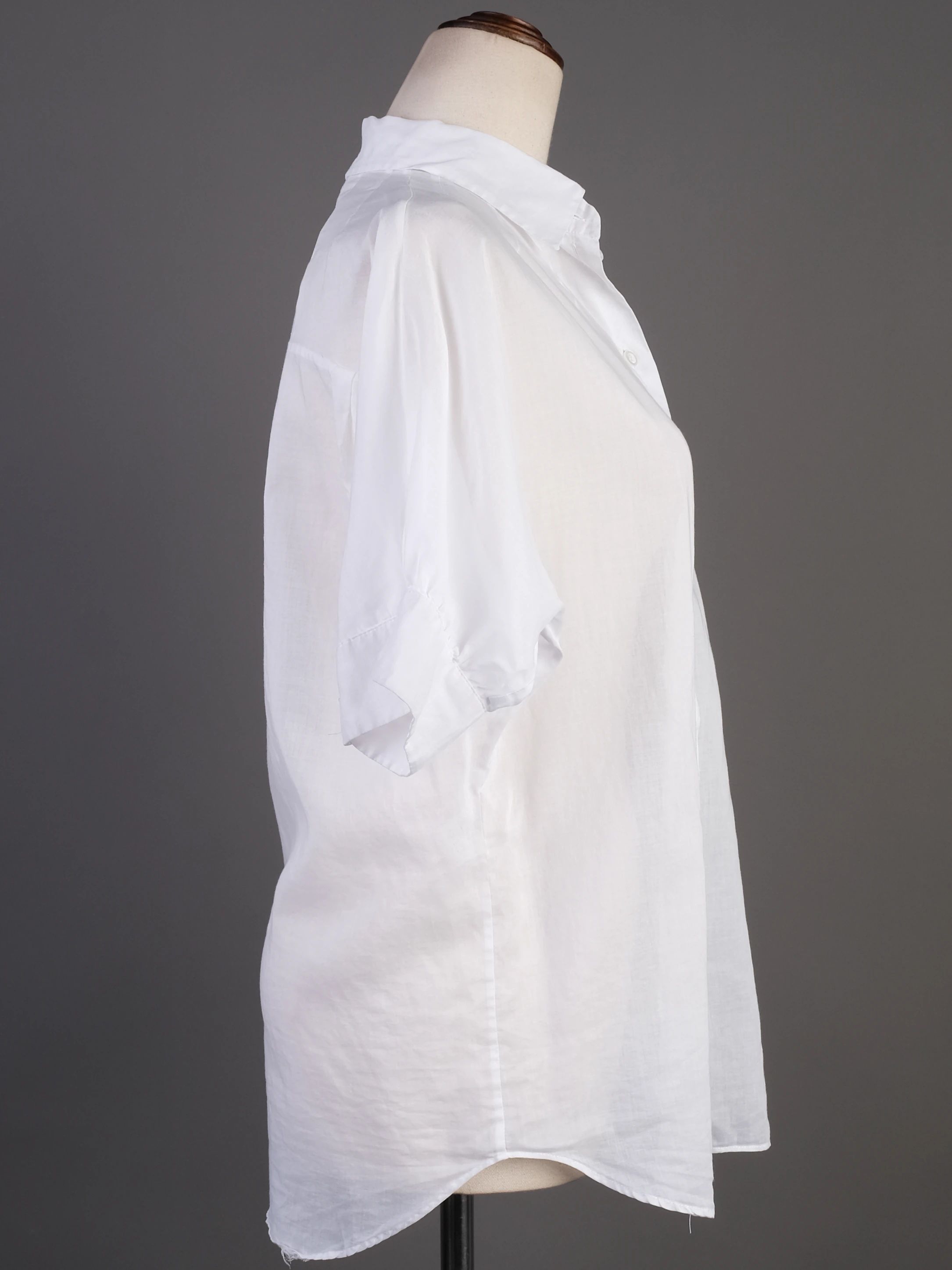Excellent Moschino White Cotton Shirt Size M with Classic Collar