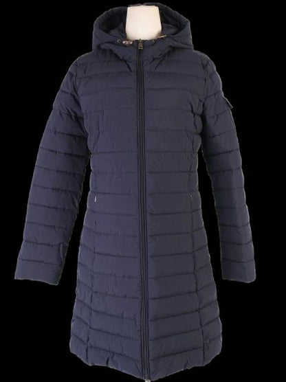 Excellent Ralph Lauren Blue Quilted Puffer Coat Size M
