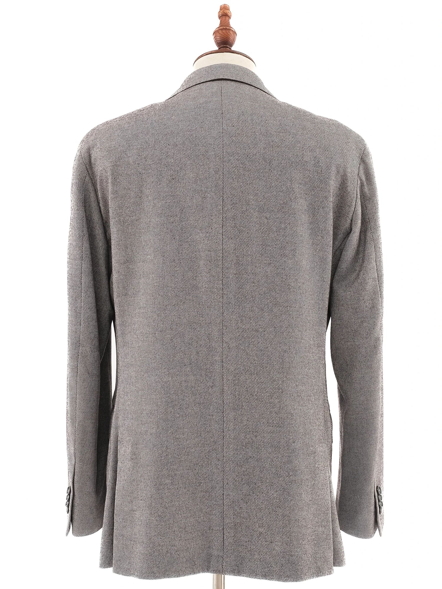 Excellent Ermenegildo Zegna Gray Cupro Blazer Size M