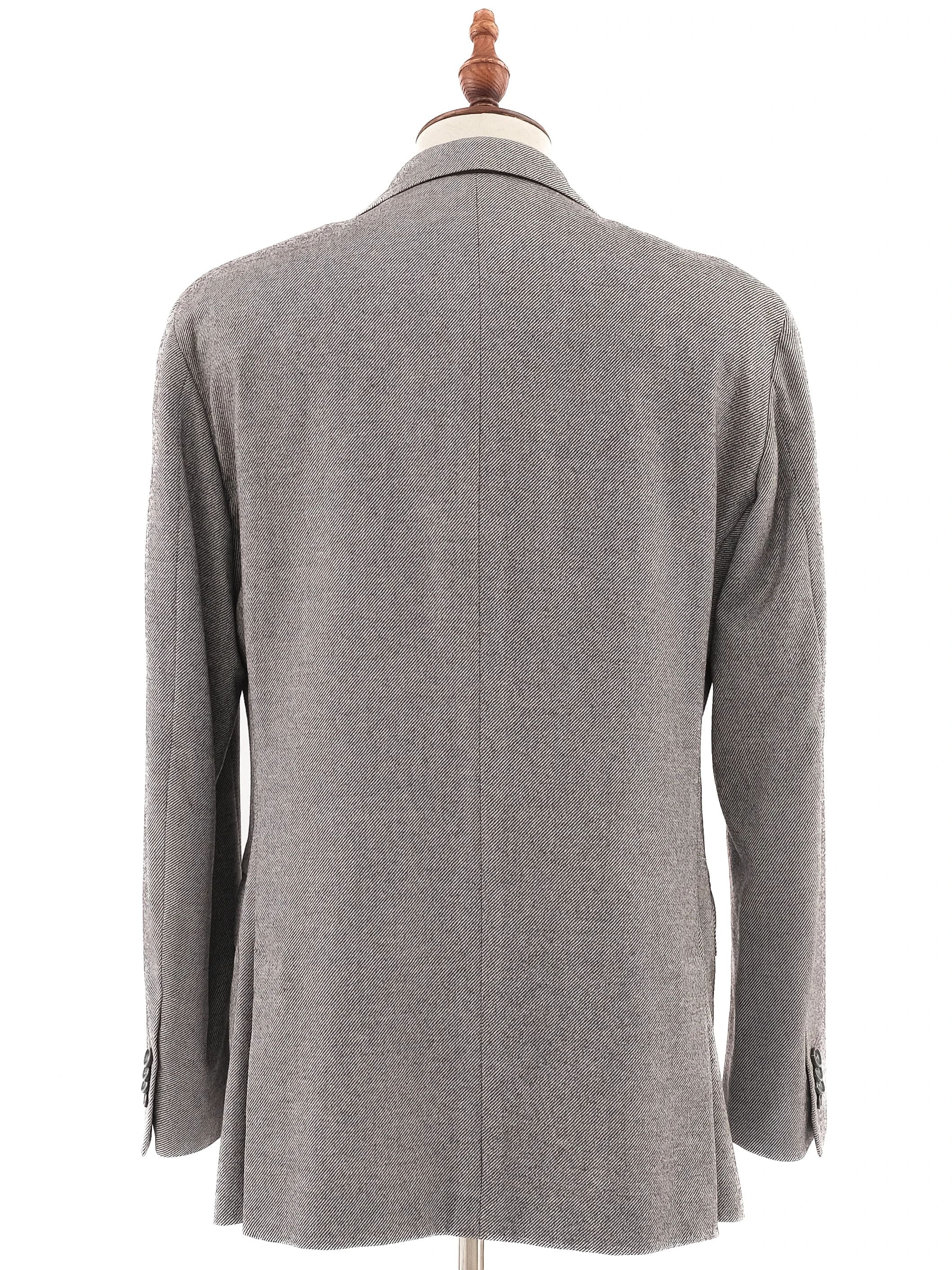 Excellent Ermenegildo Zegna Gray Cupro Blazer Size M