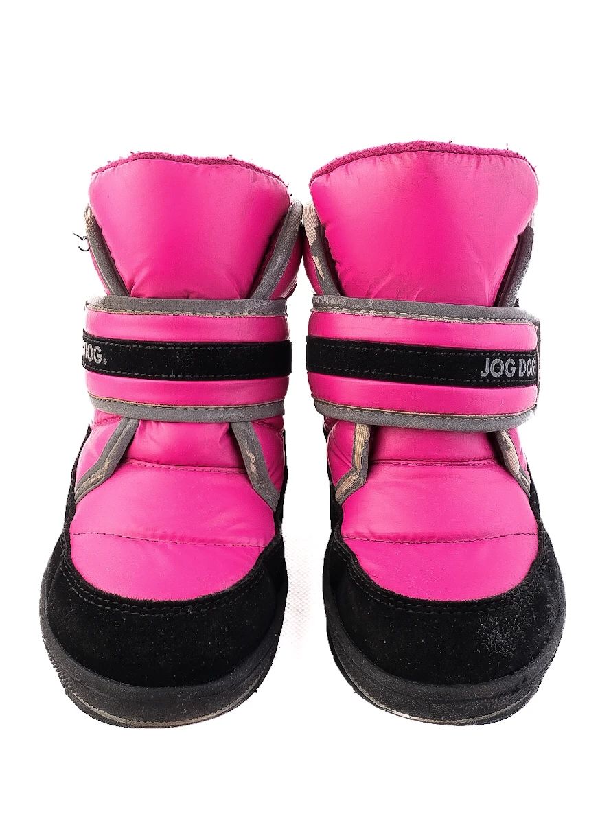 Excellent Jog Dog Pink Textile Winter Boots for Kids, Size 32