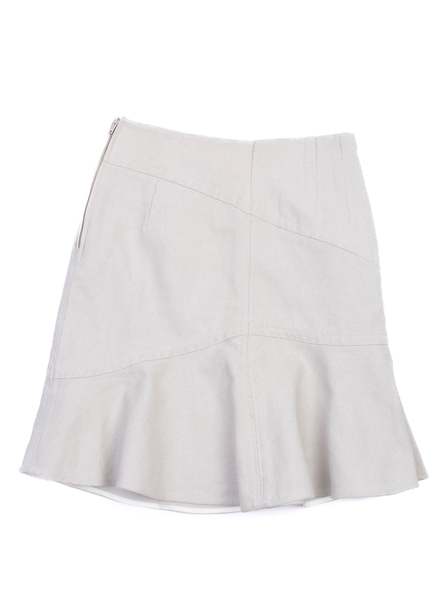 Excellent Isabel Marant White Flared Hem Skirt Size S